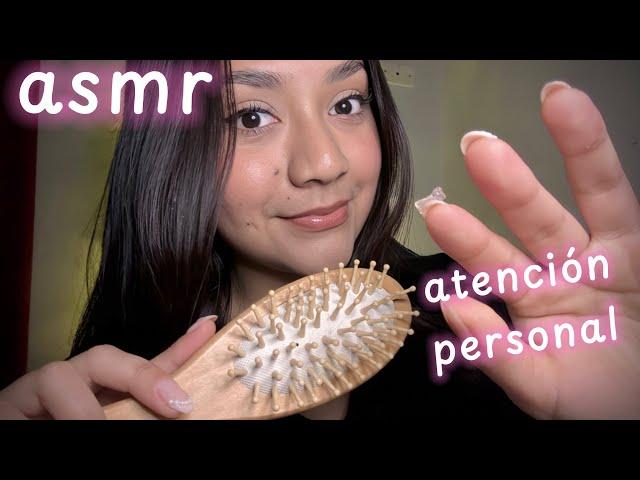 ASMR EN ESPAÑOL / DUERME EN 1 MINUTO CON ESTÁ ATENCIÓN PERSONAL (skin care and brush your hair)