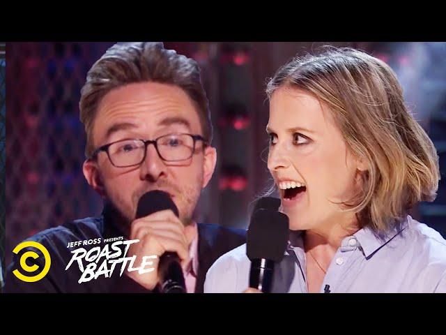 A Husband and Wife Roast Each Other - Joe List vs. Sarah Tollemache - Roast Battle