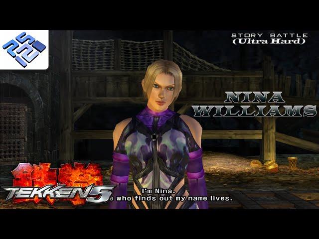 Tekken 5 [PCSX2(PS2: 2004)]: Nina Williams Story Playthrough [ULTRA HARD difficulty - 1P Costume]