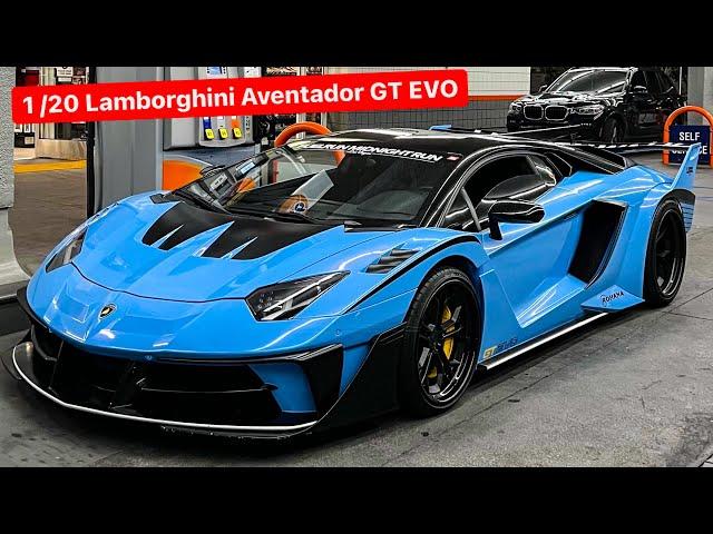 NEW LAMBORGHINI AVENTADOR LibertyWalk GT EVO TERRORIZES …