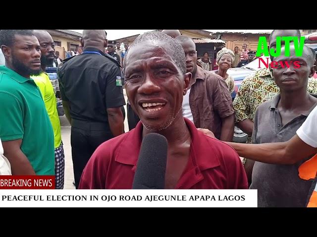 Peaceful election in ojo road ajegunle