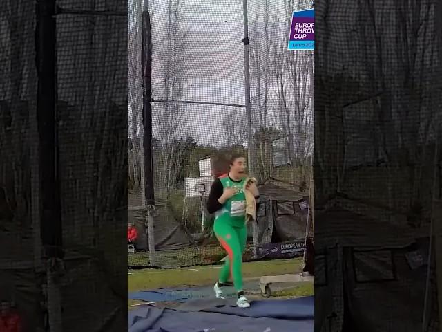 Irina Rodrigues’ reaction to her world discus lead and Olympic qualifying mark is everything! 🫶