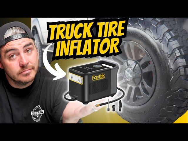 Tire Inflator made for Trucks! FANTTIK X9 ULTRA CORDLESS TIRE INFLATOR