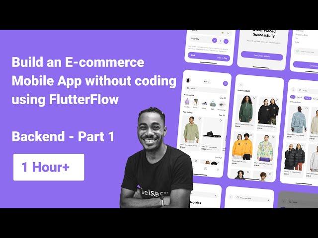 Build an E-commerce Mobile App without coding using FlutterFlow - Backend - Part 1