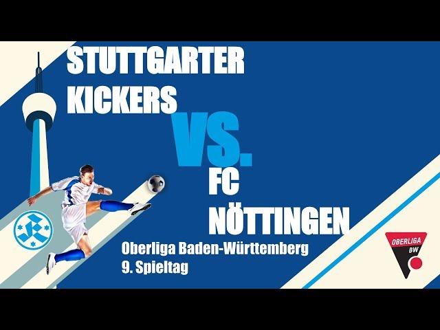 Oberliga BW, 9. Spieltag, Stuttgarter Kickers vs. FC Nöttingen-Spielbericht