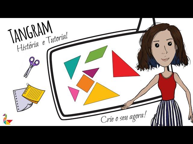 Tangram: História e Criação usando somente Papel e Tesoura | Aula de Arte