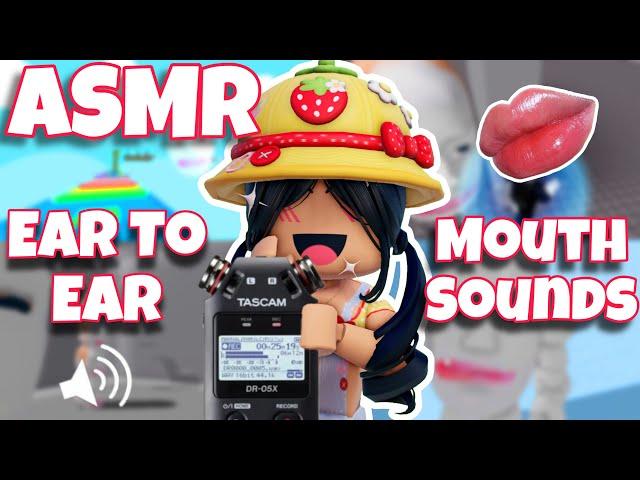 Roblox ASMR ~ VERY INTENSE Ear to Ear MOUTH SOUNDS W/ TASCAM  (Super Tingly!!)