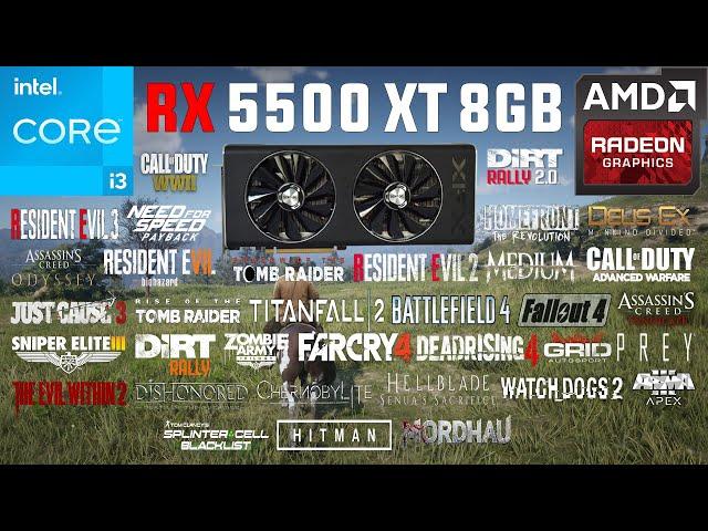 RX 5500 XT 8GB Test in 40 Games