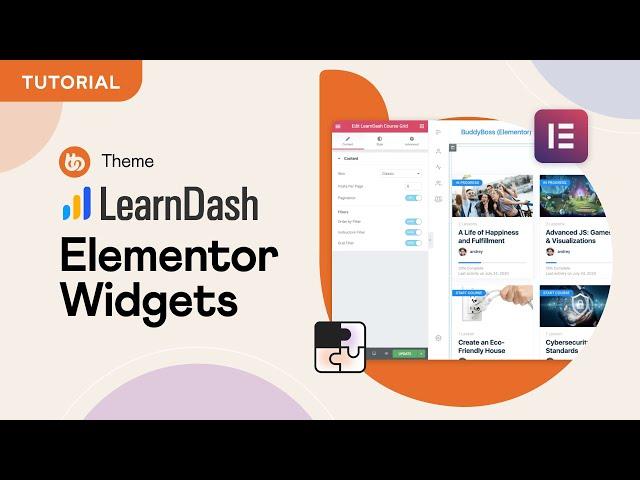 Elementor Widgets for LearnDash | BuddyBoss Theme Tutorials