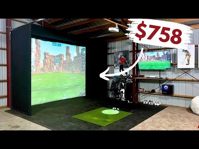 How to Build a Premium Home Golf Simulator on a Budget (Full Instructional, Part 1) | Builds by Maz