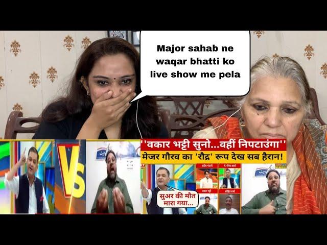 Major Gaurav arya VS Waqar Bhatti Debate || Pakistani Reaction