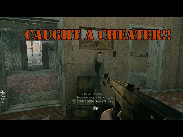 Enlisted - A real cheater caught! He did not get banned :(