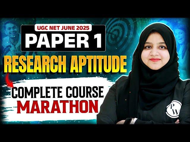 UGC NET June 2025 Paper 1 | Research Aptitude - Complete Course Marathon | Gulshan Ma'am