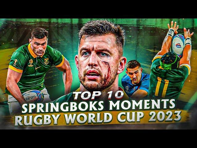 The Springboks Dominated Rugby World Cup 2023 - Top 10 South African Moments