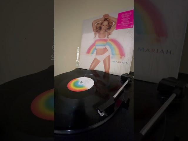 LP Vinyl Rainbow | Mariah Carey - Heartbreaker (Feat: Jay Z) #shorts #mariahcarey #vinyl