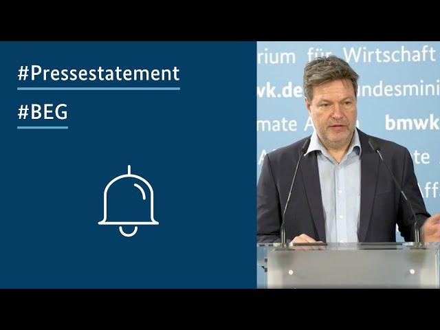 Pressestatement zum Thema der Gebäudeförderung