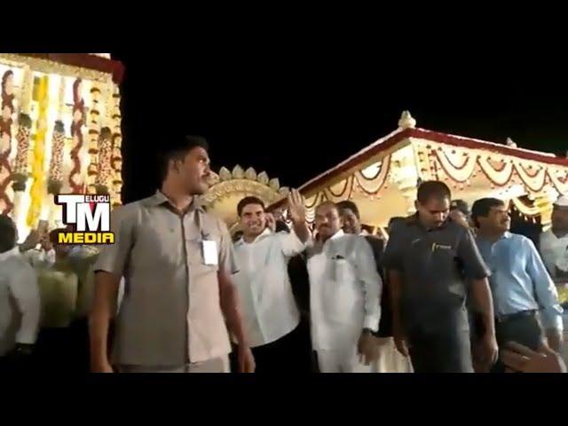 Nara Lokesh and Chandrababu Attend Nimmakayala China Rajappa Son Marriage