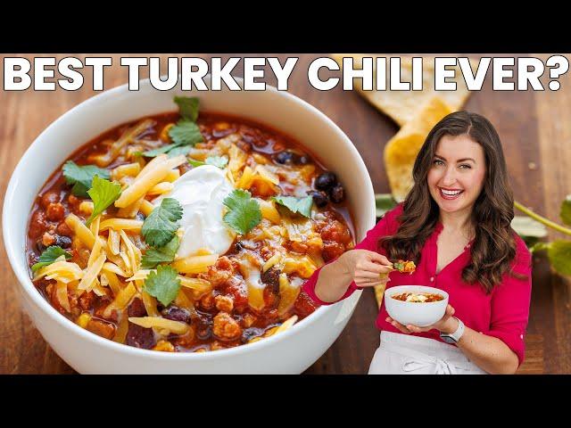 Easy & Hearty Turkey Chili Recipe – A Family Favorite!