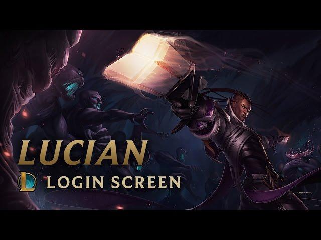 Lucian, the Purifier | Login Screen - League of Legends