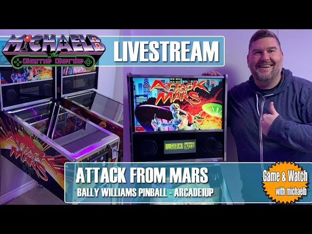 Arcade1Up Attack From Mars Live Gameplay | MichaelBtheGameGenie