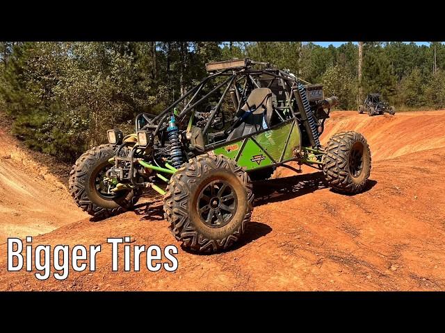 The CBR 1000 buggy Gets Bigger Tires - Are Bigger Tires Better?