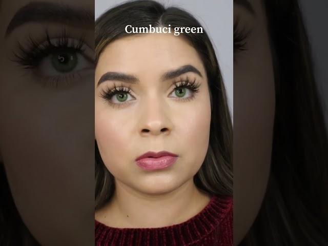 The most Natural color contacts in the Color Green! *must watch! #soloticalenses #colorlenses