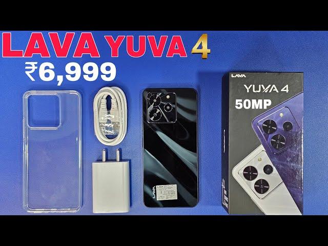 Lava Yuva 4  First on Hand Unboxing | Review | Design | 50MP Camera | Price 6,999