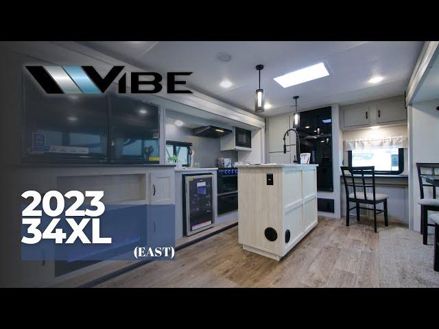 Tour the ALL-NEW 2023 Vibe 34XL Travel Trailer by Forest River