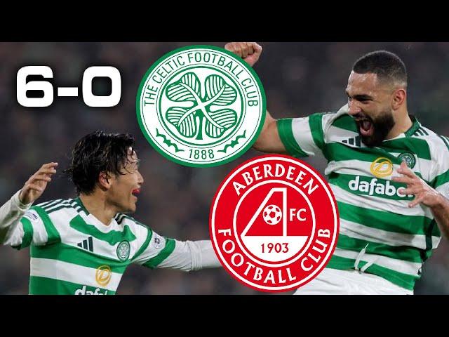 CELTIC SEND A MESSAGE TO ABERDEEN & SCOTTISH FOOTBALL... CELTIC 6-0 ABERDEEN | MATCH REVIEW