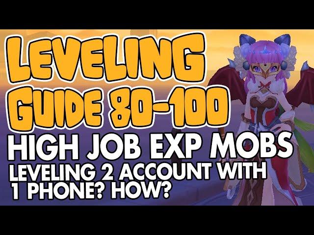 RAGNAROK M CLASSIC | Best Leveling Spots for Level 80-100 | How to leech using only 1 phone