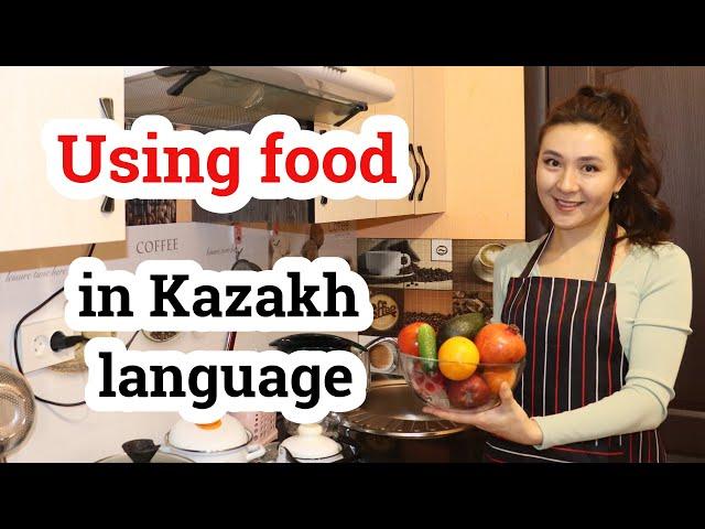 Using food in Kazakh language