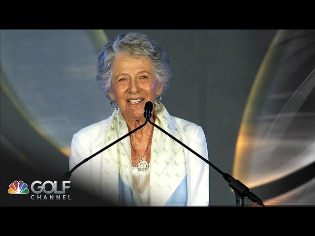 Sandra Palmer takes her place in World Golf Hall of Fame | Golf Channel