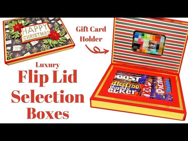 Luxury Flip Lid Selection Boxes! with Gift Card Holder