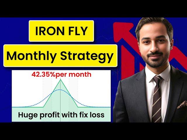 Monthly option selling strategy - safest option selling strategy- Iron fly adjustment for all market