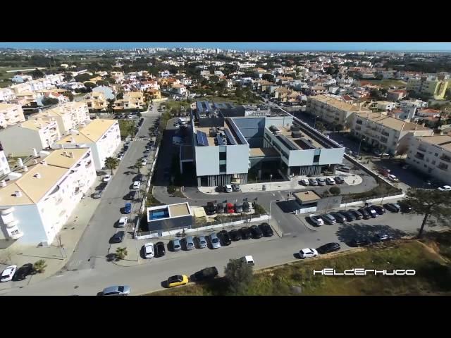 Vista aérea do Hospital Particular do Algarve Gambelas Faro (Parrot Bebop 2 Drone)