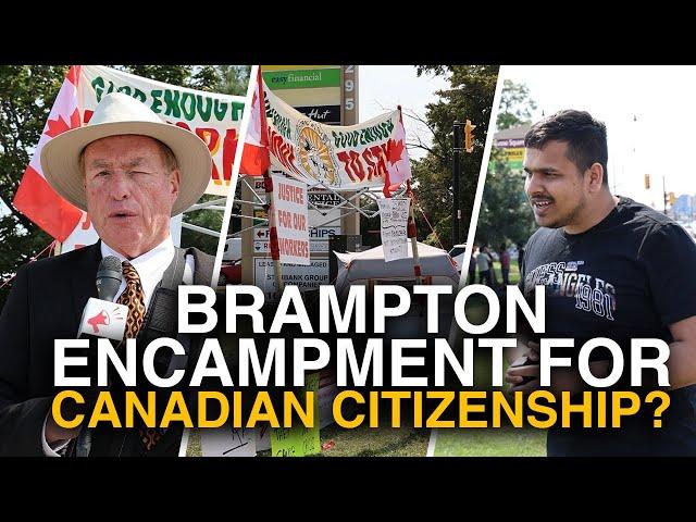 Brampton international student protesters slam Canada – while demanding to become Canadian citizens!