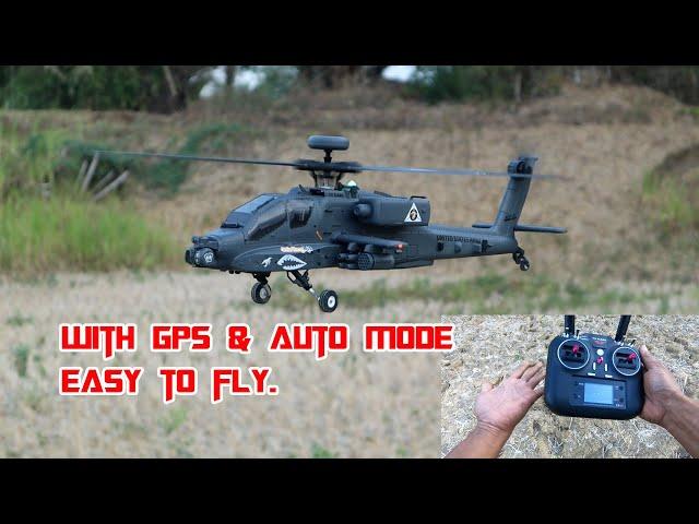 Beginner-Friendly RC Helicopter with GPS & Auto Mode: Easy to Fly & Fun!