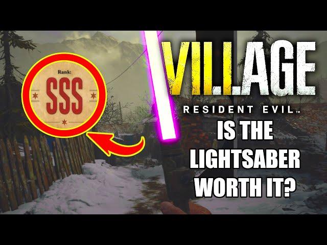 LIGHTSABER vs KARAMBIT KNIFE - RESIDENT EVIL VILLAGE (IS THE LZ ANSWERER WORTH IT?)