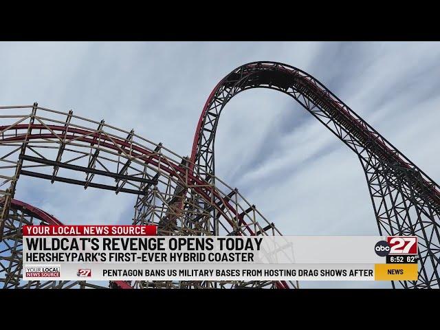 abc27 Daybreak team takes on Hersheypark's Wildcat's Revenge