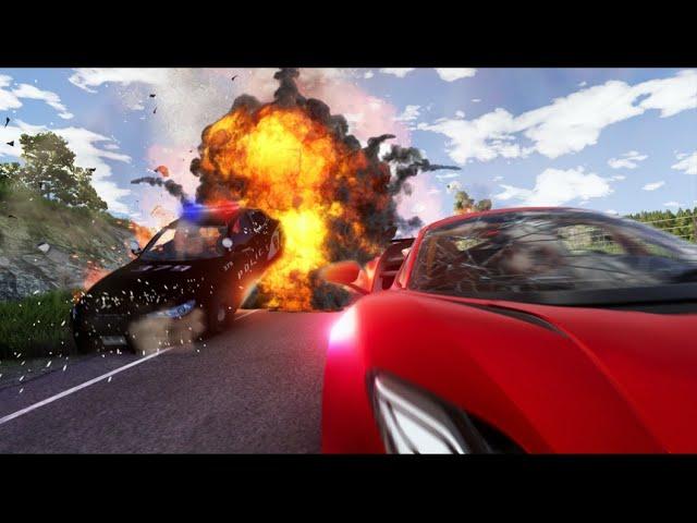 HOT PURSUIT: UNSTOPPABLE - Epic Beamng Race Movie