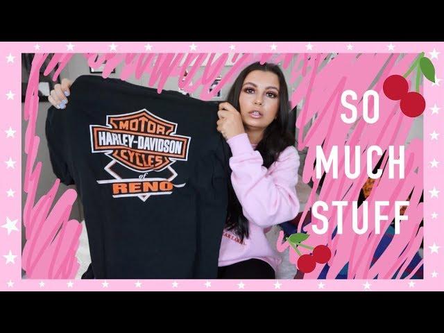 COME THRIFTING WITH ME TO GOODWILL OUTLETS (BINS) + THRIFT TRY ON HAUL ;)