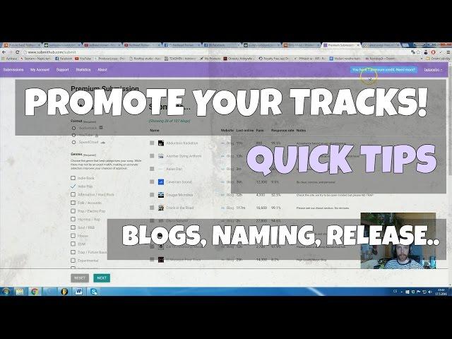 How to EDM: Quick Tips of How to Promote Your Music Online / Social Media / YouTube / Hypem