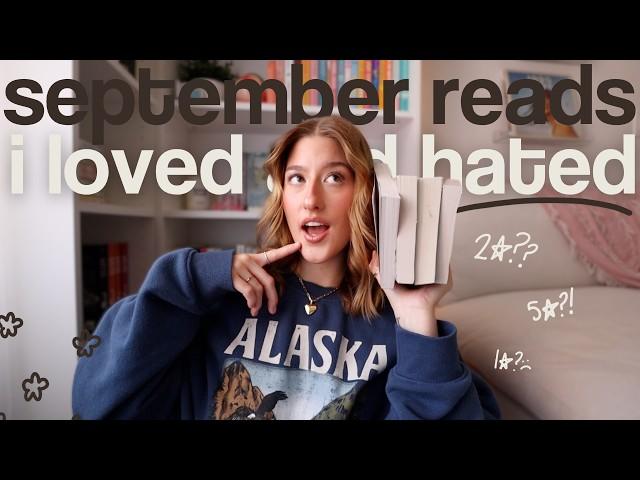 all the books i read in september and what i thought of them!  september wrap up 2024