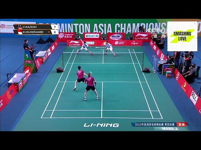 Pramudya-Yeremia Rambitan vs Aaron Chia-Soh Wooi Yik | Badminton Asia Championships 2022 | FINAL
