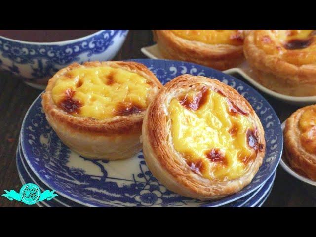 Authentic Pastel de Nata: Portuguese Egg Tart Recipe by FOXY FOLKSY