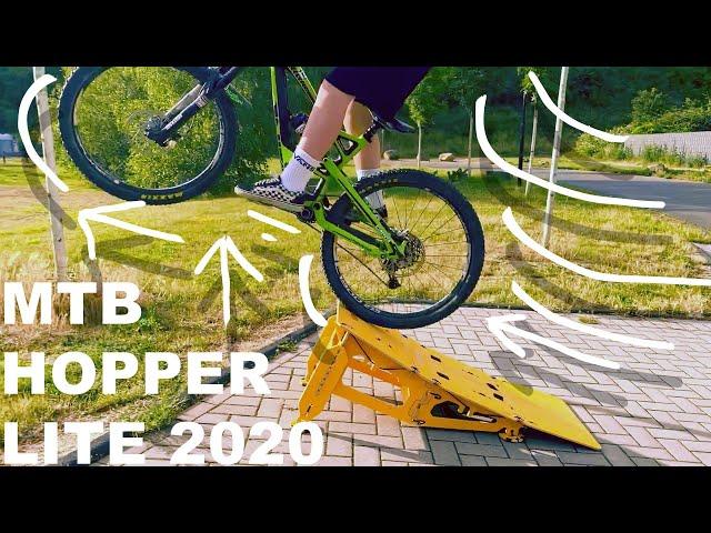 Hopper Ramp Lite 2020  mobile MTB BMX jump under test  assembly & disassembly