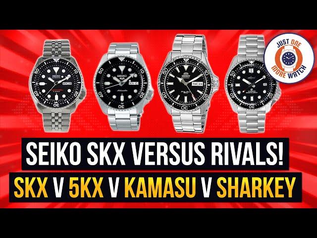 Seiko SKX v Rivals! (Seiko 5KX, Orient Kamasu, Sharkey)