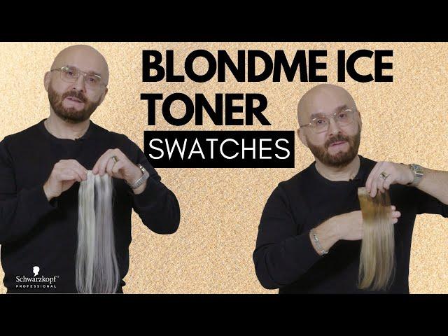 BLONDME ICE TONER  Swatches on Levels 8, 9, & 10 | Schwarzkopf Professional