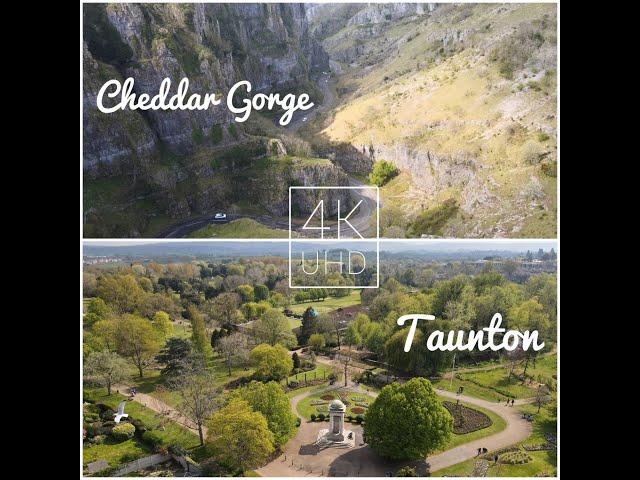 The Beauty of Cheddar Gorge & Taunton, Somerset from the Air | 4K Cinematic Drone
