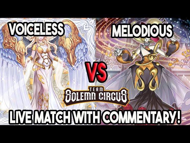 Voiceless Voice Vs Melodious : Yu-Gi-Oh! Locals Feature Match | Live Duel